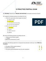 English 6 Partial Practice Exam