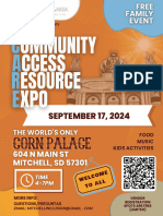 Community Access Resource Expo Flyer