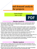 Market and Demand Analysis For Projects For AAU SPH 2024