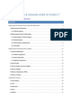 Jenis Profesi & Jenjang Karir Di Dunia It