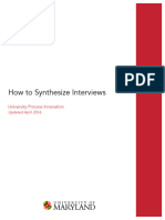 HowToSynthesizeInterviews Tutorial 