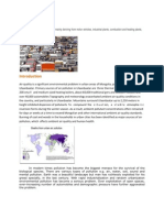 Urban Pollution - EVS Project