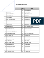 Data Peserta Interview, Sabtu - 14 September 2024