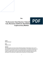 The Economic Chain Reaction - Federal Reserve Rate Cuts, Recession Likelihood, Quantitative Easing, and Cryptocurrency Markets