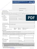 Allianz Cancellation Form E Payment Form PDF