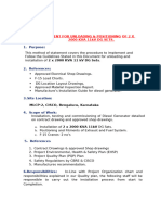 Method Statement For Unloading Diesel Generator and Installation Procedure 2X2000 Kva DGH