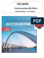 Test Bank With Solution Manual For Intermediate Accounting, 18th Edition by Donald E. Kieso, Terry D. Warfield