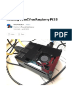 Installing OpenCV On Raspberry Pi 3 B - by Mike Alatortsev - Towards Data Scienc