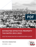 Estimated Effective Property Tax Rates 2013-2022