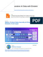 Protect Generative AI Data With Einstein Trust Layer