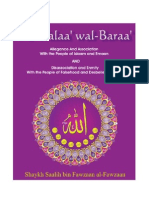 'Al-Walaa' Wal-Baraa' - Allegiance & Association With The People of Islaam and Emaan & Disassociation and Enmity With The People of Falsehood and Desbelief in Islam - Shaykh Dr. Saalih Bin Fawzan