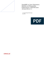 Oracle White Paper - Oracle9iR2 On Linux Performance Reliability and Manageability Enhancements On Red Hat Linux Advan