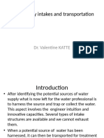 Water Supply Intakes and Transportation