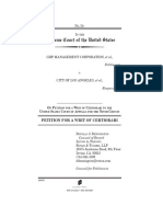 Petition For A Writ of Certiorari, GHP Management Corp. v. City of Los Angeles, No. 24 - (U.S. Oct. 16, 2024)