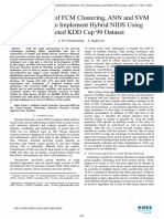 Confederation of FCM Clustering, ANN and SVM Techniques To Implement Hybrid NIDS Using Corrected KDD Cup 99 Dataset - Copie