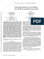 Fast Image Encryption Based On Two-Stage Chunking Under XOR-Scrambling Framework