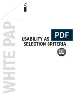 Usability As An ERP Selection Criteria 131789