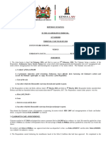 Justus Ntabo Gekone V Embassava Sacco (Tribunal Case 30of2016) 2021KECPT496 (KLR) (30march2021) (Judgment)