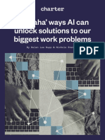 Five Aha' Ways AI Can Unlock Solutions To Our Biggest Work Problems