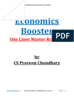 CSEET Booster One Liner Master Revision