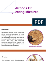 2methods of Separating Mixtures