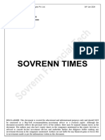 Sovrenn Times - 30th January