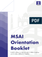 Orientation Booklet.