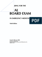 Preparing For The Oral Board Exam in Emergency Medicine 9e