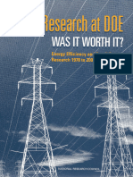 Committee on Benefits of DOE R&D on Energy Efficiency and Fossil Energy, Commission on Engineering and Technical Systems, National Research Council, CETS - Energy Research at DOE_ Was it Worth It_ Ene