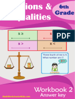 Workbooks 6th Grade Equation Key2