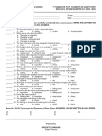 Summative Test (Elements of Short Story)