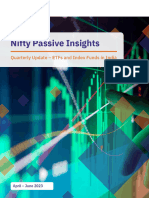 Nifty Passive Insights Quarterly Update - April To June 2023