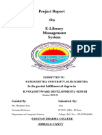 Library Project Report