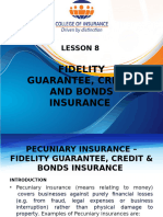 Fidelity Guarantee, Credit & Bonds Insurance