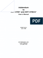 000667-002A AST-3780 Users Manual Addendum Jun1988