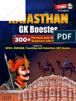 Rajasthan GK Booster (2024) Top Questions (English)