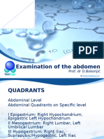 Examination of The Abdomen