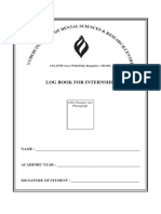 Dental Log Book For Internship