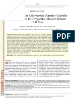 Advancement in Arthroscopic Superior Capsular