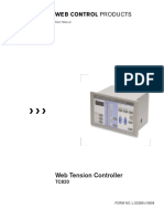 Web Tension Controller: FORM NO. L-20289-J-0808