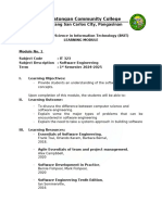 Software Engineering Module1