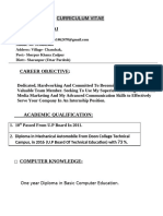 Kamboj CV Document From Shivamkumar1462470