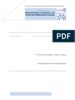 Evaluating Patient Awareness of Smoking - Related Oral Health Risksamong Bathindaresidents: A Survey - Based Study