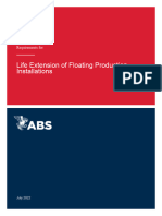 Life Extension of Floating Production Installations