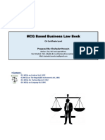 MCQ Based Business Law Book For CA (Certificate Level)