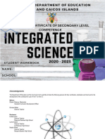 Berline Integrated Science 2020-2023 SBA