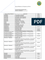 ANNEX B.2 List of KONSULTA Drugs and Medicines, Its Preparation, and Prices