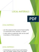 Local Materials