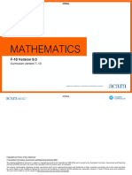 Mathematics Curriculum Content 7 10 v9