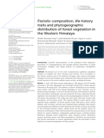 Composición Florística, Rasgos de Historia de Vida y Distribución Fitogeográfica de La Vegetación Forestal en El Himalaya Occidental.